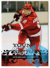 2008-09 Upper Deck Young Gun Rookie #211 Justin Abdelkader Red Wings